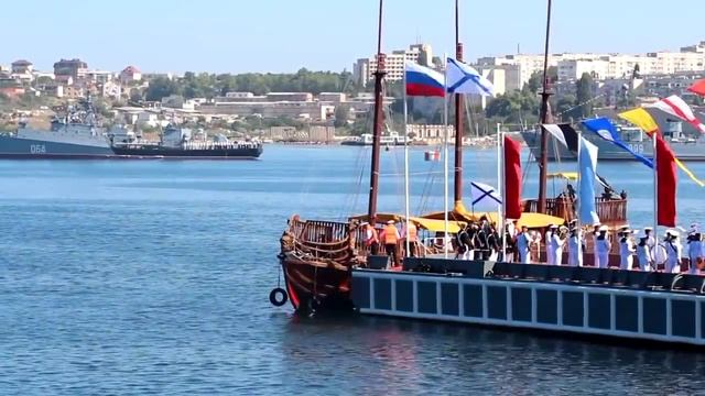 Репетиция парада 24.07.2015 Севастополь ВМФ ЧФ РФ смотреть онлайн