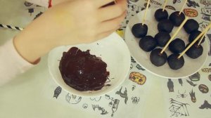 Кейк-попсы из печенья Орео за 35 минут. Быстрый рецепт. Хеллоувин