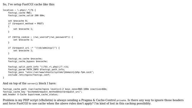 DevOps & SysAdmins: FastCGI cache is always a MISS смотреть онлайн