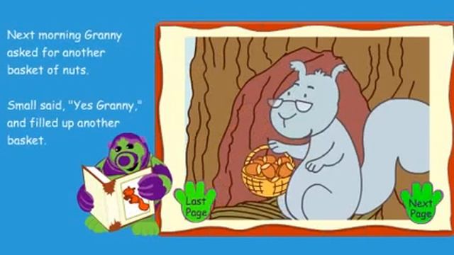 story about Small Squirrel and his granny gathering nuts for the winter смотреть онлайн