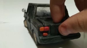 СМЗ-С3Д из пластилина с электромотором на 98 кВт и 980 об/мин.