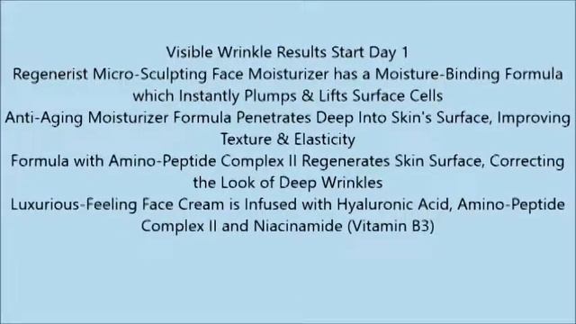 Olay Face Moisturizer Cream, Regenerist Micro Sculpting Cream, 1 7 oz packaging may vary смотреть онлайн