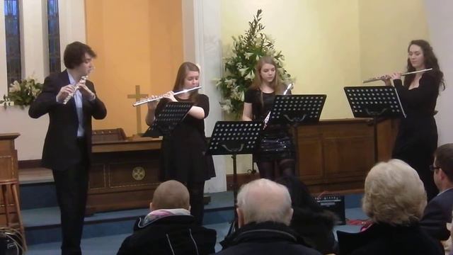 Bozza 'Pastorale' from Jour d'Ete a la Montagne - flute quartet смотреть онлайн