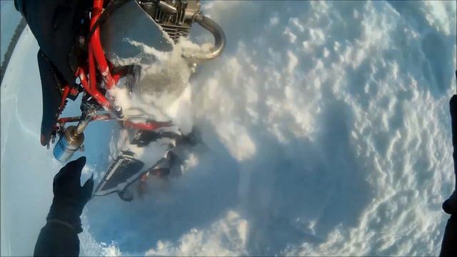 на питбайке в январе с гусеницей по сугробам смотреть онлайн