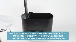 iHome AutoVac Nova Pro & Orbita Pro - How to Change the Dust Bag on the Auto Empty Base