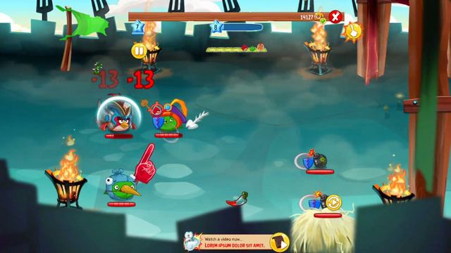 Superhero Knight  Piggy McCool VS. Desert Pig Castle Angry Birds Epic