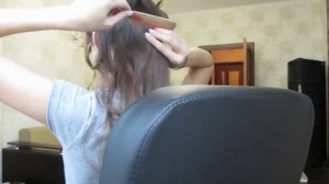 Как сделать обмре мелирование шатуш с помощью волос на заколках