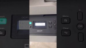 How to reset error replace toner black one brother printer DCP-L3551CDW