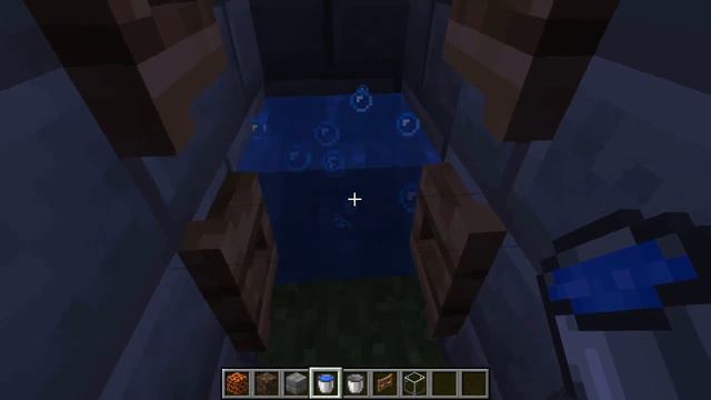 Майнкрафт Водный Лифт. Как сделать? смотреть онлайн