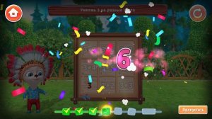 Барбоскины на даче - Таблица умножения на 3 (три). Игра для детей