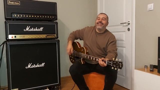 2014 Gibson Les Paul Standard 1957 reissue Gold Top with Custombuckers смотреть онлайн