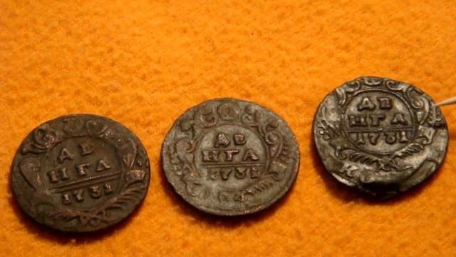 денга  1731 года.