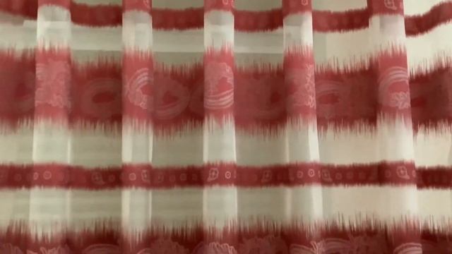 Красивый тюль в горизонтальную бордовую полоску для гостиной и спальни. Ткань тюлевая арт.Star 47 смотреть онлайн