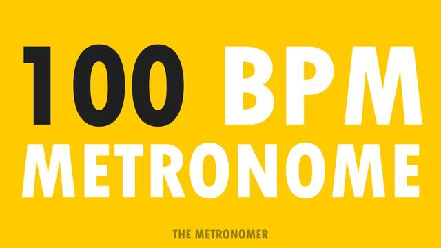 100 BPM Metronome | 15 Minute Metronome Practice смотреть онлайн