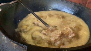 Какую рыбу любят узбеки. Самый вкусный способ жарки рыбы ! Андижан !