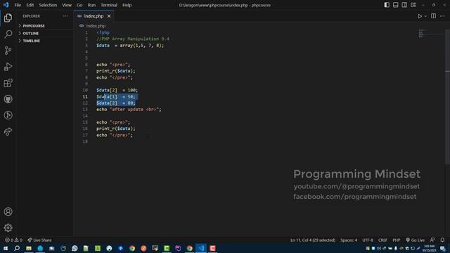 PHP Tutorial A-Z Bangla - Array Manipulation 9.4