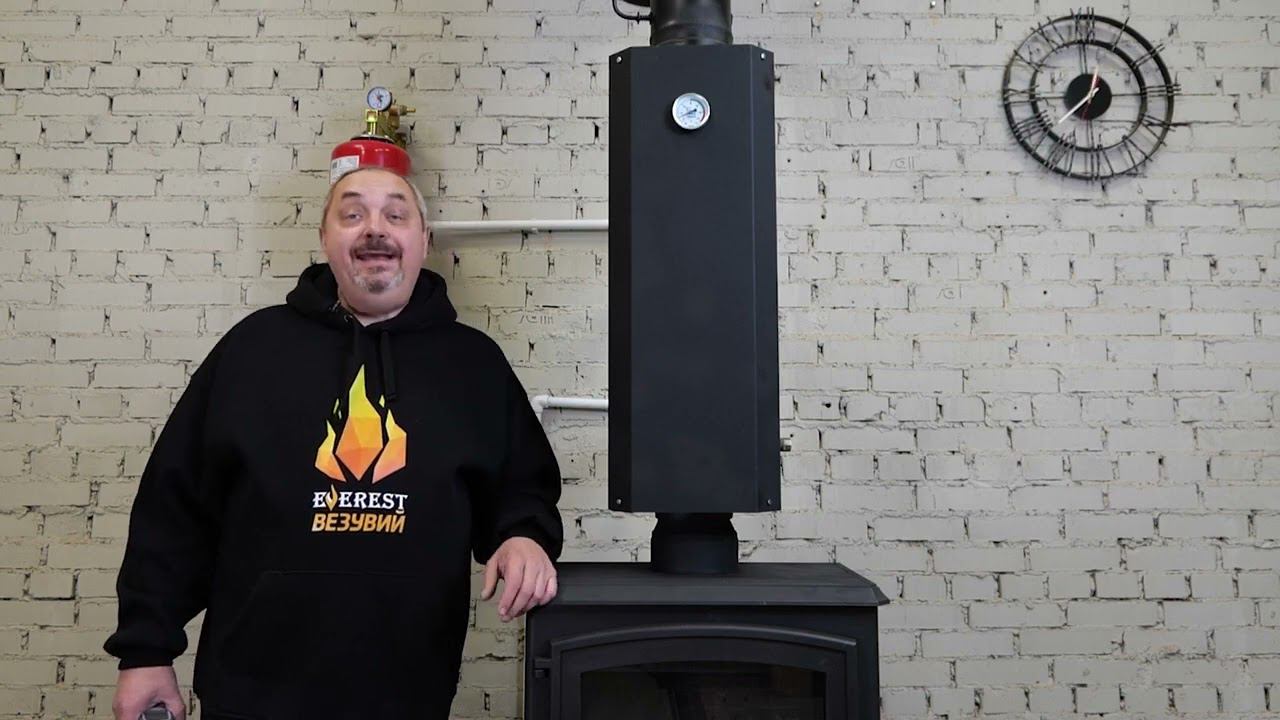 Как обогреть все комнаты одной печью? # Натрубный теплообменник ВЕЗУВИЙ! смотреть онлайн