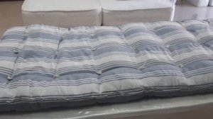 Ватный матрас в хлопке