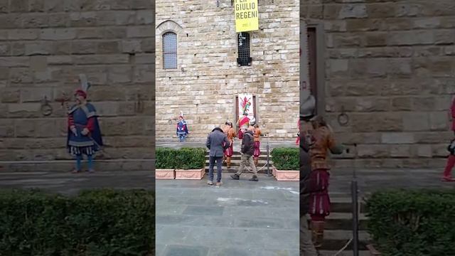 Cambio guardia palazzo Vecchio firenze