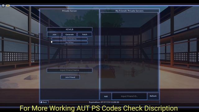 Our Exclusive AUT Private Server Code (2023) | Latest VIP Server Codes For AUT (Update 2.2 Asgore) смотреть онлайн