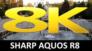 8K видео на камеру Sharp AQUOS R8