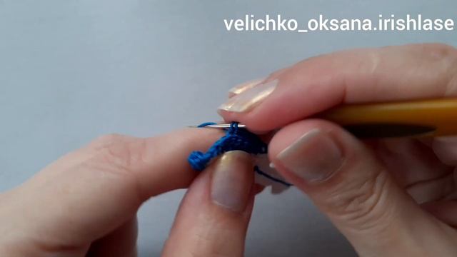 Цветок с рельефными лепестками крючком. Irish crochet lace.