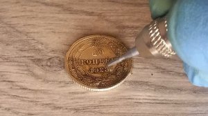 Механическая чистка монет  Часть 2