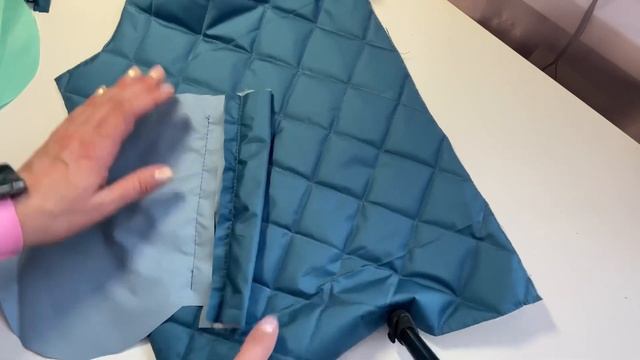 Карман с листочкой в изделиях с утеплителем. Как делаю я. смотреть онлайн