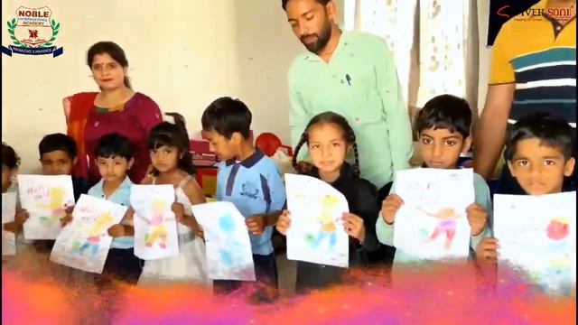 Holi Celebration In Noble International Academy | Holi Activity | Happy Holi 🎉