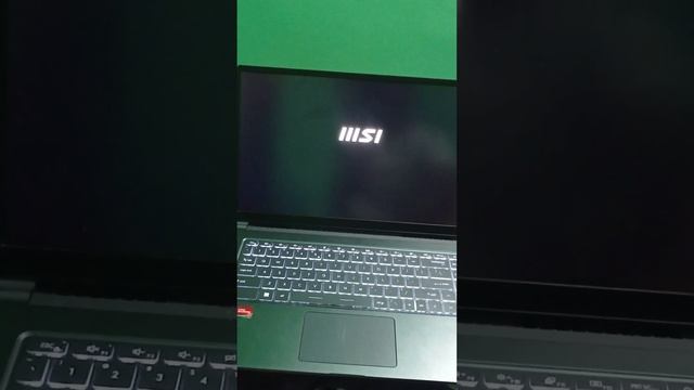 Opening MSI modern 15 in 10 second