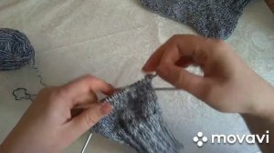 Пятка " Бумеранг "  без укороченных рядов. МК.