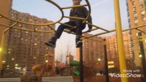 Видео-урок как залезть на турник