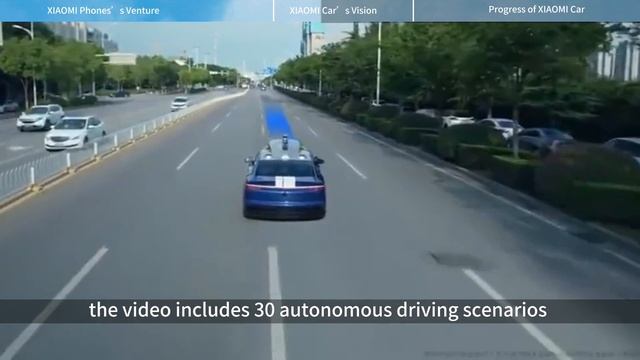 XIAOMI CAR is focusing on autonomous driving and smart connectivity to compete apple car