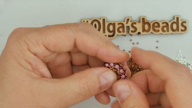 Простое оплетение  кабошона 18 мм