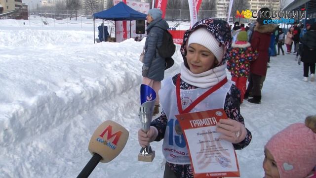 Всероссийские соревнования по конькобежному спорту Лёд надежды нашей в Московском.mp4