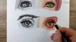 OMG! Realistic anime eyes. Tutorial in channel. / Реалистичные Аниме глаза. Туториал на канале.