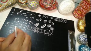 Точечная роспись - 3 урок - #СЕТКА # РЕШЕТКА#