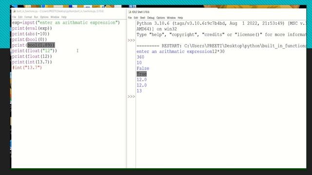 Comments and Built in Functions in Python.Python for Kids||Coding for Kids||School Coding.