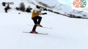 "Цапелька" упражнение по горным лыжам