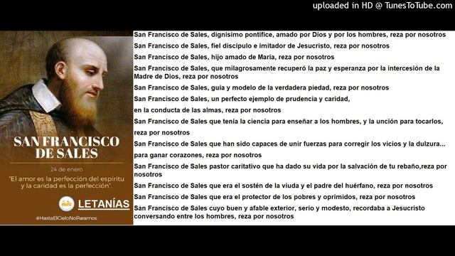 LETANÍAS A SAN FRANCISCO DE SALES смотреть онлайн