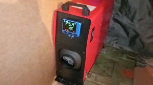 Запуск автономного дизельного отопителя "Hcalory xmz-d1" мощностью 8 кВт