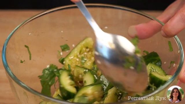 Ресторанное блюдо за копейки! Вкуснейшие сердечки в азиатском стиле с гарниром из битых огурцов.