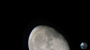 Timelapse of the Moon through Celestron inspire 90 Az