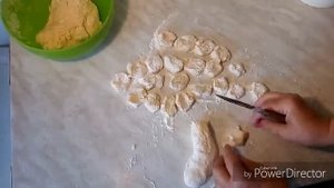 Очень вкусные галушки - товченики с курицей