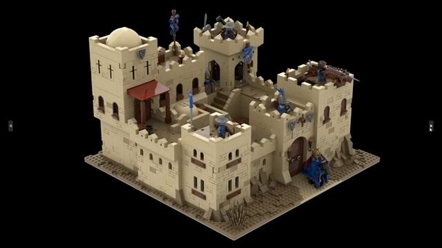 Black Falcon Desert Castle MOC-123950 by Legat_Of_Legion смотреть онлайн