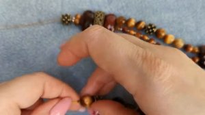 Колье с тигровым глазом своими руками (1)