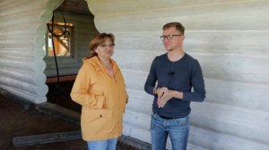 Внутренняя отделка дома из рубленого бревна.