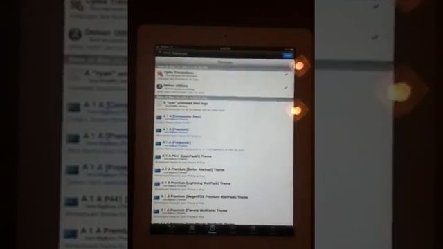 Jailbroken iPad 2 with Cydia 1.1