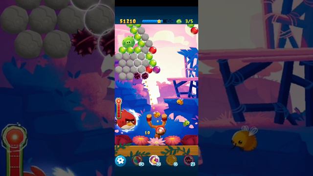 Angry Birds Pop Level 1170 - During 'Capture Wanted Pigs' - 25 Gems prize for Cap 'n Hogwash смотреть онлайн