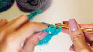 Простая шаль - бактус из бабушкиного квадрата / МАСТЕР-КЛАСС вязание крючком. #SM